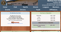 Desktop Screenshot of martinezgunclub.net